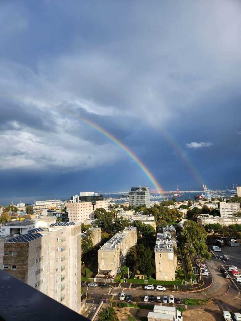 קריית אליעזר דירת 3 חדרים - נוף מהמרפסת