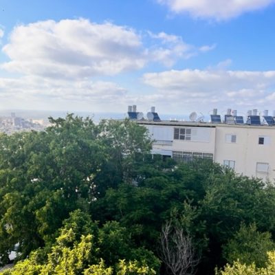 דירה למכירה ברחוב הגליל חיפה - הנוף הנשקף מהדירה