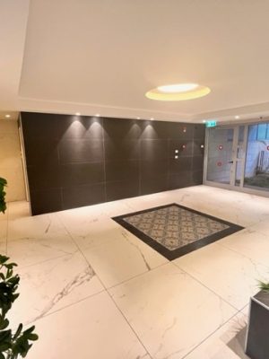 לובי בניין נאות פרס, פרויקט יוסי אברהמי